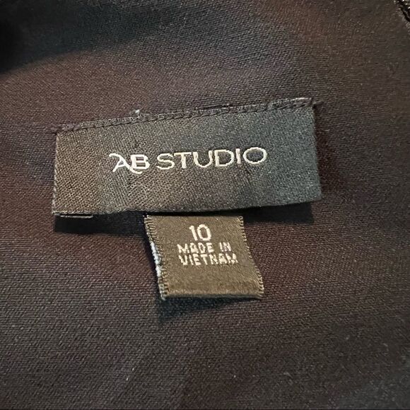NWT! AB studio black sleeveless dress - Picture 5 of 9
